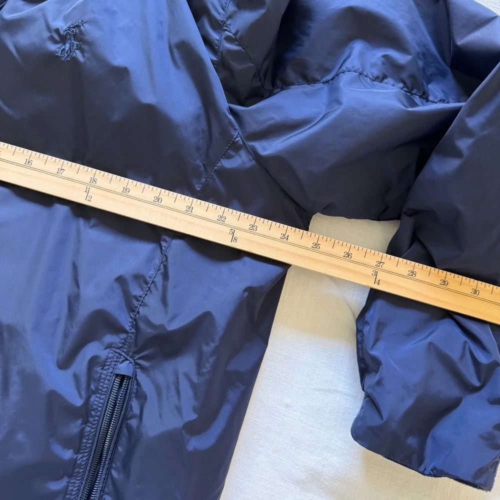 Polo Ralph Lauren Performance Windbreaker Jacket Navy XXL Broken Zip